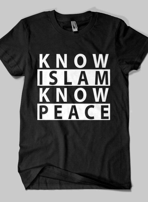 Know Islam Islamic Half Sleeves T-shirt - Stylish and Educational Faith-Based Wear - Modestly Vogue 