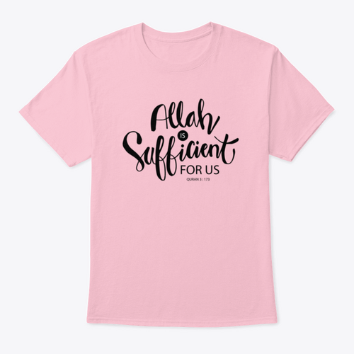 Allah Is Sufficient For Us Islamic Quran Quotes T-shirt - Inspirational Faith-Based Design - Modestly Vogue 