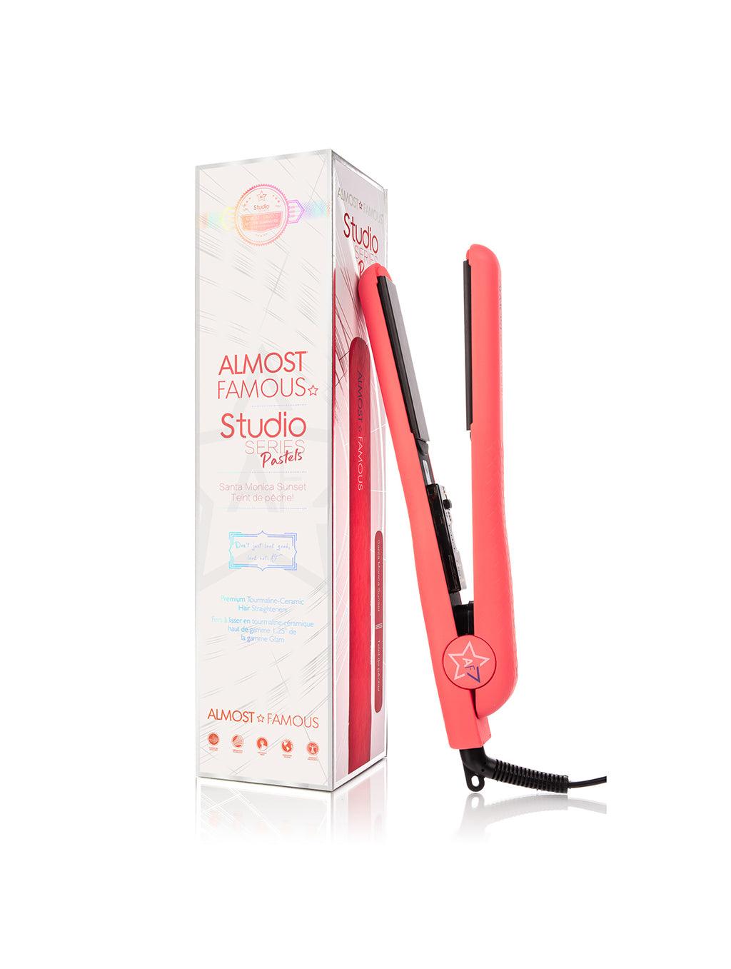 Luxe Locks – Premium Haircare & Styling Tools for Perfect, Radiant Hair | Modestly Vogue Almost Famous 1.25" Studio Series Flat Iron with Luxe Gemstone Plates - Modestly Vogue 