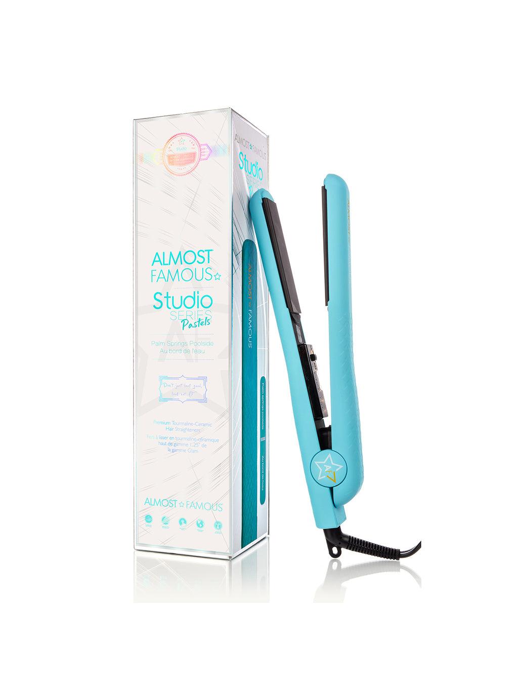 Luxe Locks – Premium Haircare & Styling Tools for Perfect, Radiant Hair | Modestly Vogue Almost Famous 1.25" Studio Series Flat Iron with Luxe Gemstone Plates - Modestly Vogue 