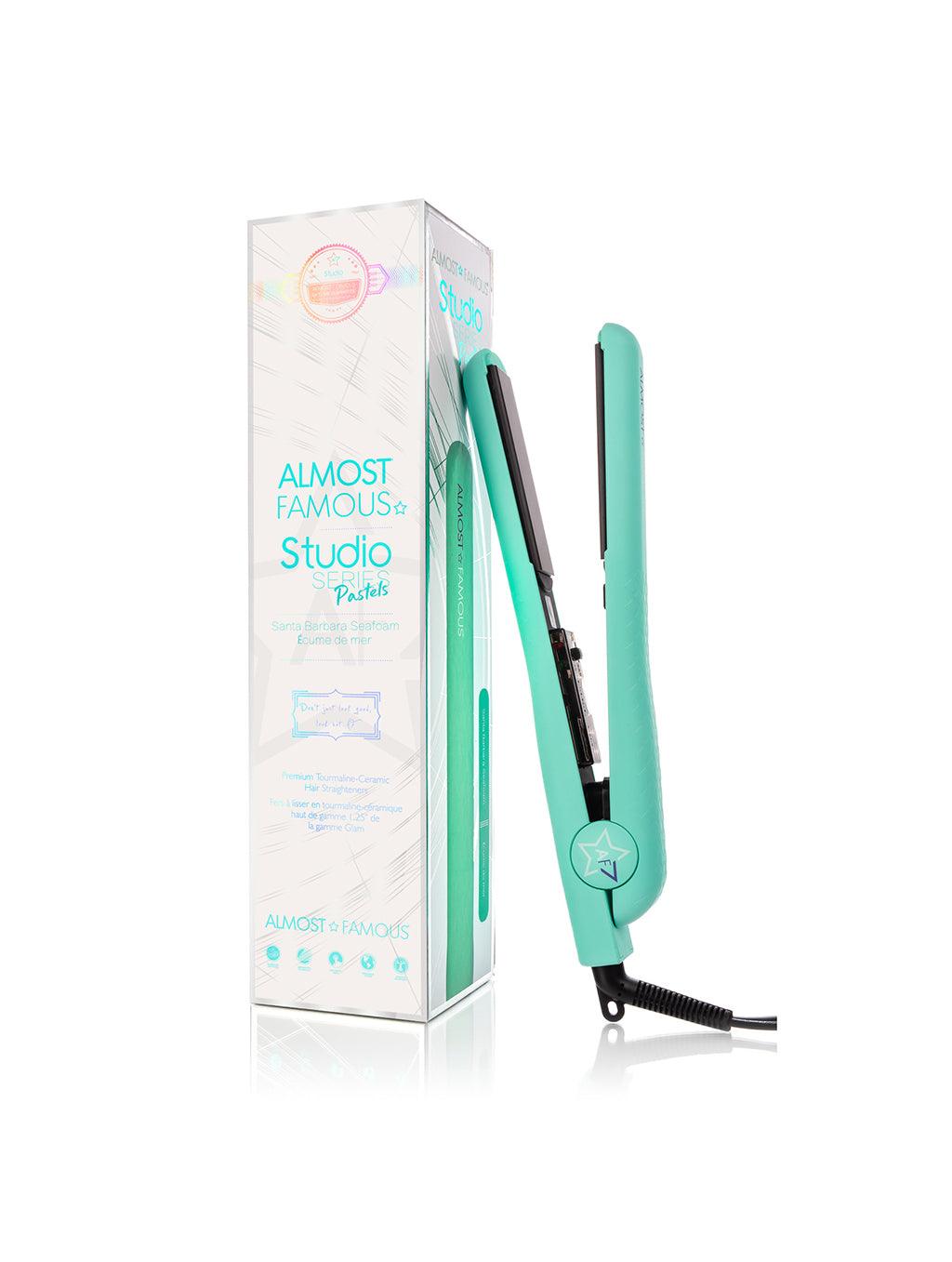 Luxe Locks – Premium Haircare & Styling Tools for Perfect, Radiant Hair | Modestly Vogue Almost Famous 1.25" Studio Series Flat Iron with Luxe Gemstone Plates - Modestly Vogue 