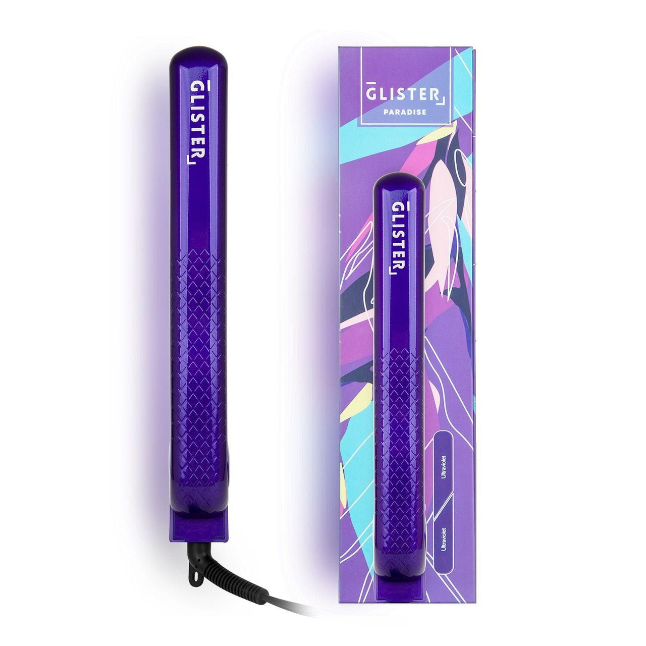 Luxe Locks – Premium Haircare & Styling Tools for Perfect, Radiant Hair | Modestly Vogue Paradise Flat Iron with Tourmaline Gemstone Infusion - Ultraviolet - Modestly Vogue 