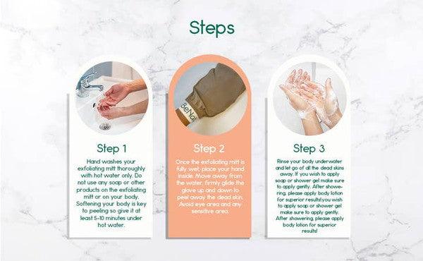 Luxury Body Care for Women – Nourishing & Refreshing Skincare Essentials | Modestly Vogue Silk Exfoliating Bath Gloves -Soft Silk - Modestly Vogue 