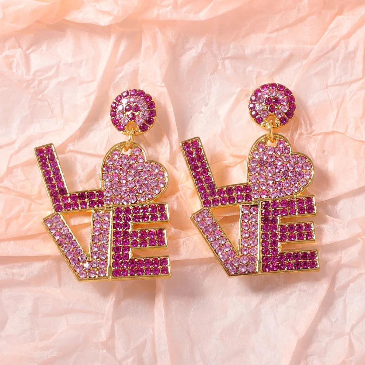 – Festive Fashion Accessories the Season | – | Valentine Day Rhinestone Letter - Modestly Vogue 