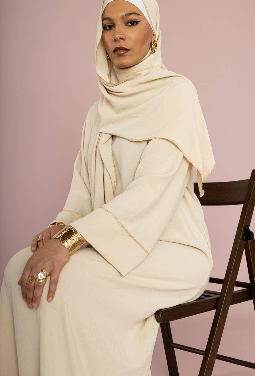 Medina silk abaya for women - Modestly Vogue 