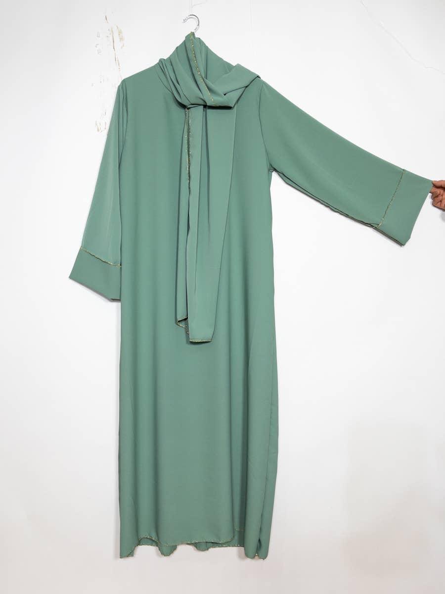 Medina silk abaya for women - Modestly Vogue 