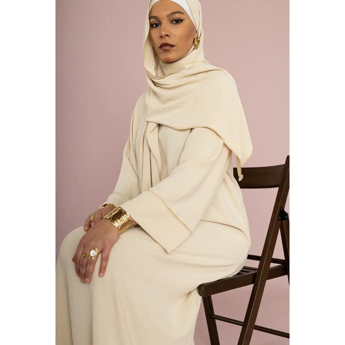 Medina Silk Abaya For Women - Modestly Vogue 