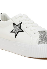 Merida Glitter Patch Chunky Sneakers - Modestly Vogue 