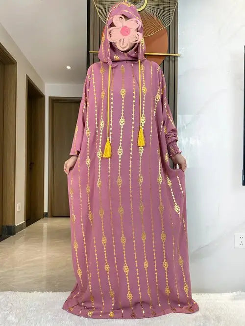 Modest Fashion Collection – Stylish & Elegant Modest Clothing for Women | Modestly Vogue Cotton Ramadan Abaya – Two-Hat Muslim Prayer Dress for Women – Dubai & Turkey Fashion - Modestly Vogue 