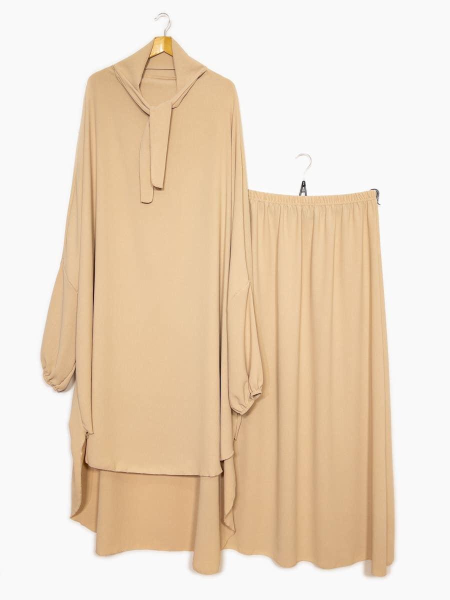 Modest Fashion Collection – Stylish & Elegant Modest Clothing for Women | Modestly Vogue Jilbab two-piece ensemble - Modestly Vogue 