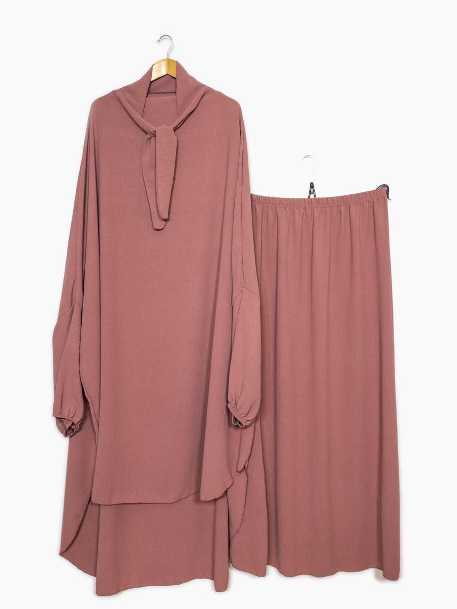 Modest Fashion Collection – Stylish & Elegant Modest Clothing for Women | Modestly Vogue Jilbab two-piece ensemble - Modestly Vogue 