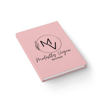 Modestly Vogue Ruled Line Journal - Elegant Pink Notebook for Fashion Lovers - Modestly Vogue 