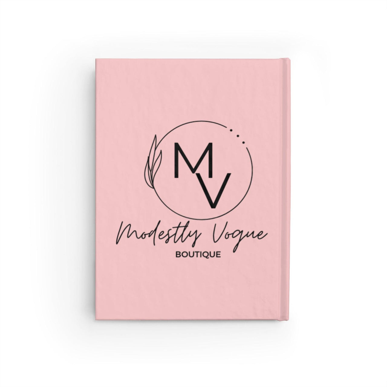 Modestly Vogue Ruled Line Journal - Elegant Pink Notebook for Fashion Lovers - Modestly Vogue 