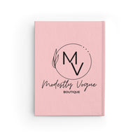 Modestly Vogue Ruled Line Journal - Elegant Pink Notebook for Fashion Lovers - Modestly Vogue 