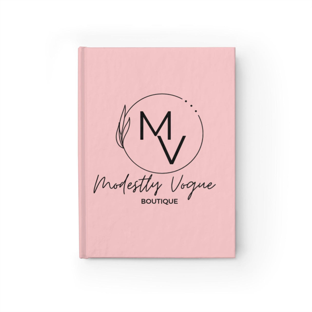 Modestly Vogue Ruled Line Journal - Elegant Pink Notebook for Fashion Lovers - Modestly Vogue 