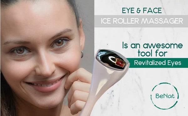 MV Beauty Skincare – Luxury Skincare Products for Radiant & Healthy Skin | Modestly Vogue Eye & Face Ice Roller Massager - Modestly Vogue 