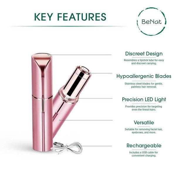 MV Beauty Skincare – Luxury Skincare Products for Radiant & Healthy Skin | Modestly Vogue Rechargeable Facial Hair Remover - Modestly Vogue 