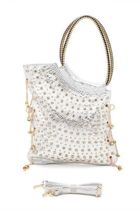 New Arrivals – Fresh, Trendy Fashion for Women | Modestly Vogue Versatile Handbag | Stylish & Functional Crystal Embellished Convertible Top Handle Bag - Modestly Vogue 