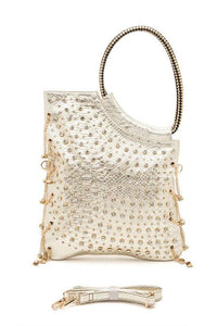 New Arrivals – Fresh, Trendy Fashion for Women | Modestly Vogue Versatile Handbag | Stylish & Functional Crystal Embellished Convertible Top Handle Bag - Modestly Vogue 