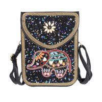 – , Fashion for Women | Modestly Vogue Versatile Handbag | Stylish & Functional Elephant Beaded Phone Crossbody - Modestly Vogue 