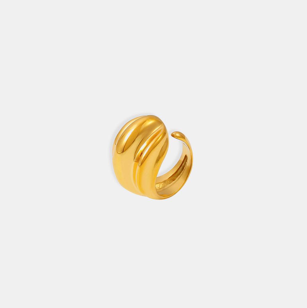 Rings & Things – Stylish Jewelry & Accessories for Every Occasion | Modestly Vogue 18K Gold-Plated Titanium Steel Open Ring - Modestly Vogue 