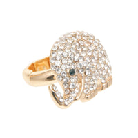 Rings & Things – Stylish Jewelry & Accessories for Every Occasion | Modestly Vogue Gold Rhinestone Elephant Ring - Modestly Vogue 