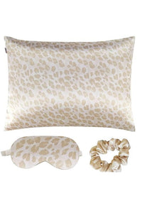 Satin Pillowcase Sleep Mask Scrunchie Gift Set - Modestly Vogue 