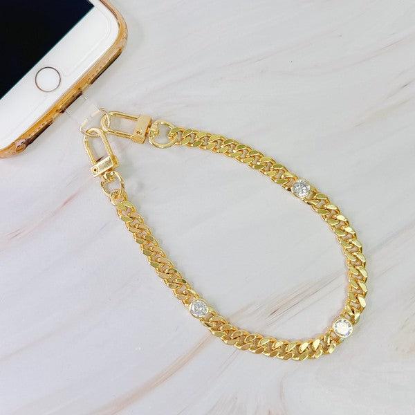 Sparkle Over The Chain Phone Wrist Lanyard - Modestly Vogue 