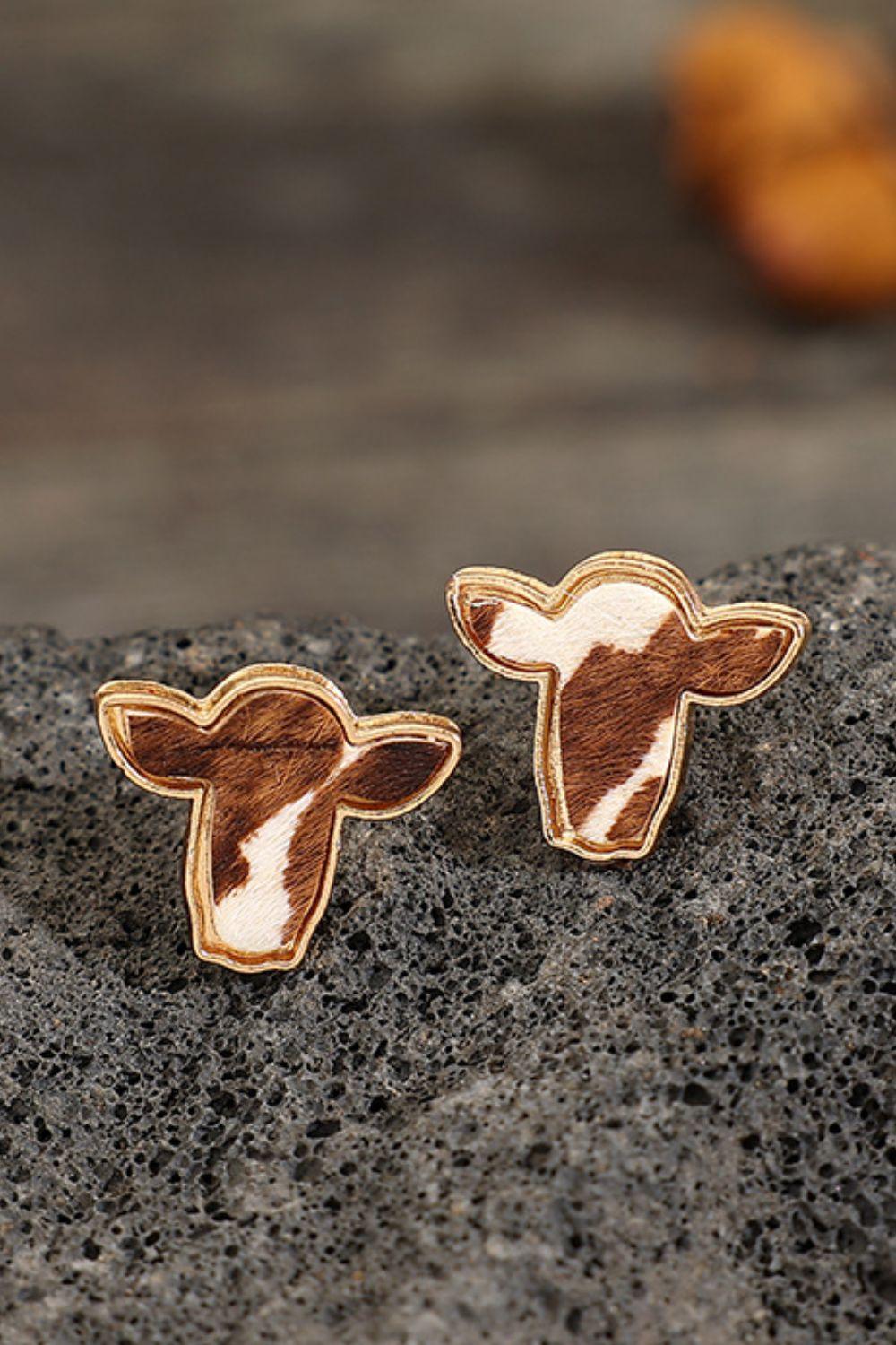 Stunning Earrings for Women – Elegant & Luxury Earrings Collection | Modestly Vogue Bull Head Alloy Stud Earrings - Modestly Vogue 