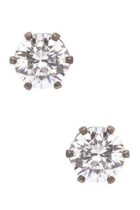 Stunning Earrings for Women – Elegant & Luxury Earrings Collection | Modestly Vogue Cubic Zirconia Round Studs 5mm - Modestly Vogue 