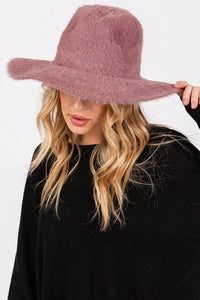 Stylish Beanie & Fedora & Baseball Cap Hats – Warm, Trendy Hats for Every Season | Modestly Vogue Fuzzy Winter Fedora Hat - Modestly Vogue 