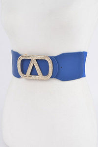 Stylish Belts for Women – Trendy, Chic & Fashionable Belts Collection | Modestly Vogue Crystal Logo Buckle Elastic Belt - Modestly Vogue 