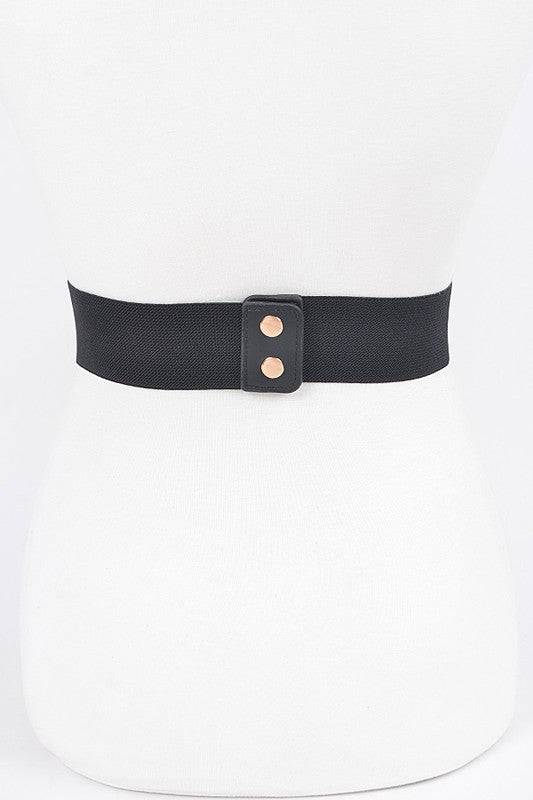 Stylish Belts for Women – Trendy, Chic & Fashionable Belts Collection | Modestly Vogue Plus Size Iconic Logo Elastic Belt - Modestly Vogue 