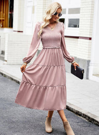 Stylish Dresses for Women – Trendy & Timeless Styles for Every Occasion | Modestly Vogue Solid Color Dress Women Autumn Winter Elegant Dress - Modestly Vogue 