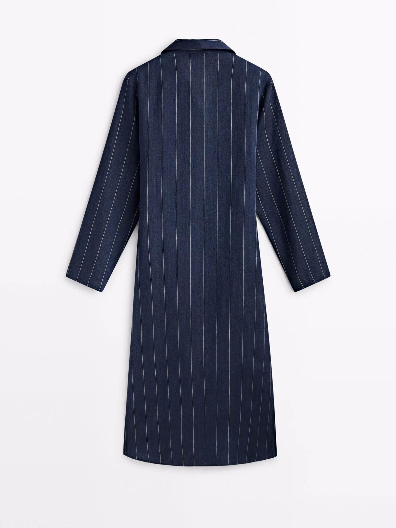 Dresses Women – Timeless Styles | Women New Spring and Autumn Striped Shirt Dress - Modestly Vogue 