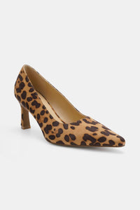 Stylish Heels for Women – Trendy & Comfortable High Heels for Every Occasion | Modestly Vogue Beast Fashion Faux Suede Leopard Point Toe Pumps - Modestly Vogue 