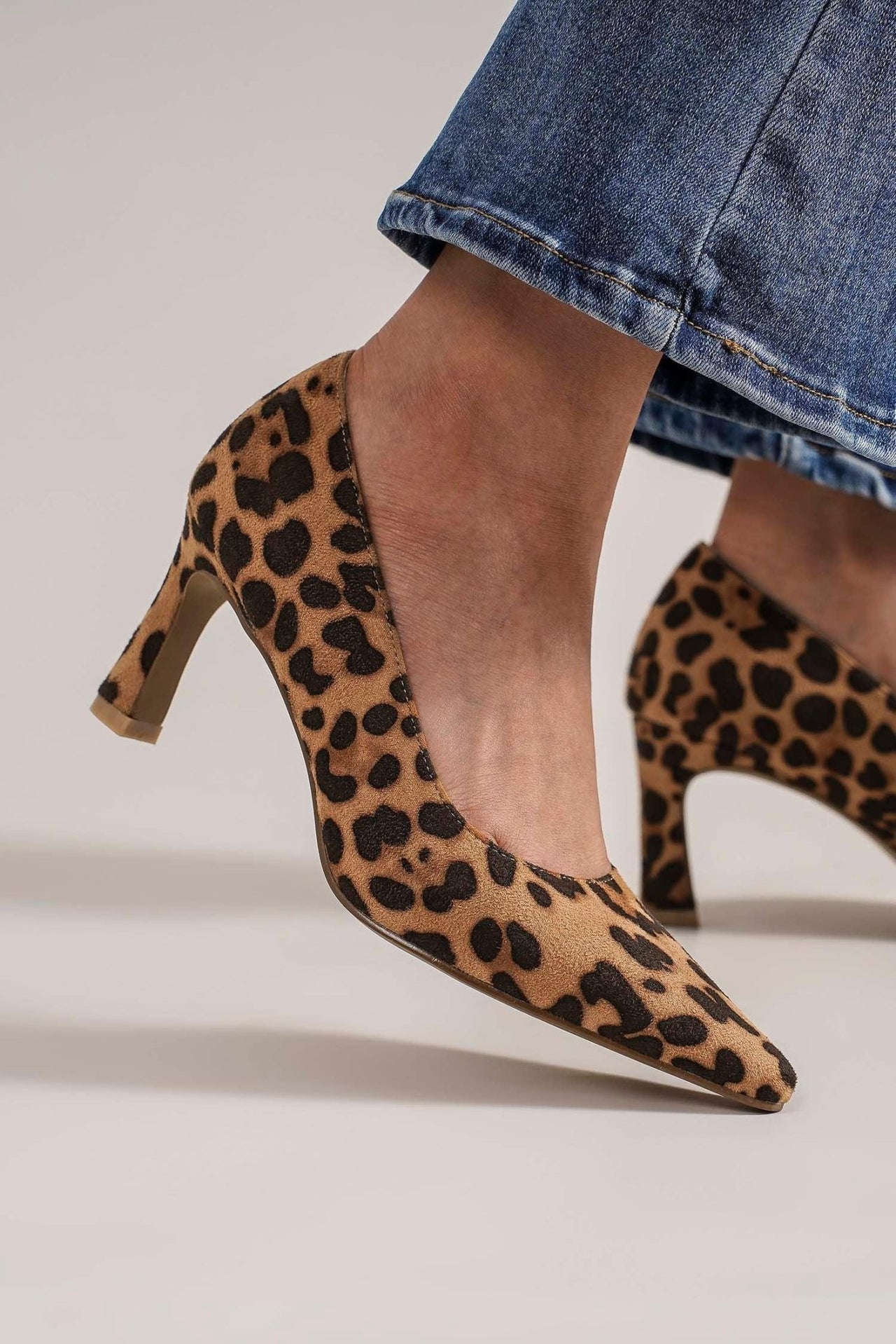 Stylish Heels for Women – Trendy & Comfortable High Heels for Every Occasion | Modestly Vogue Beast Fashion Faux Suede Leopard Point Toe Pumps - Modestly Vogue 