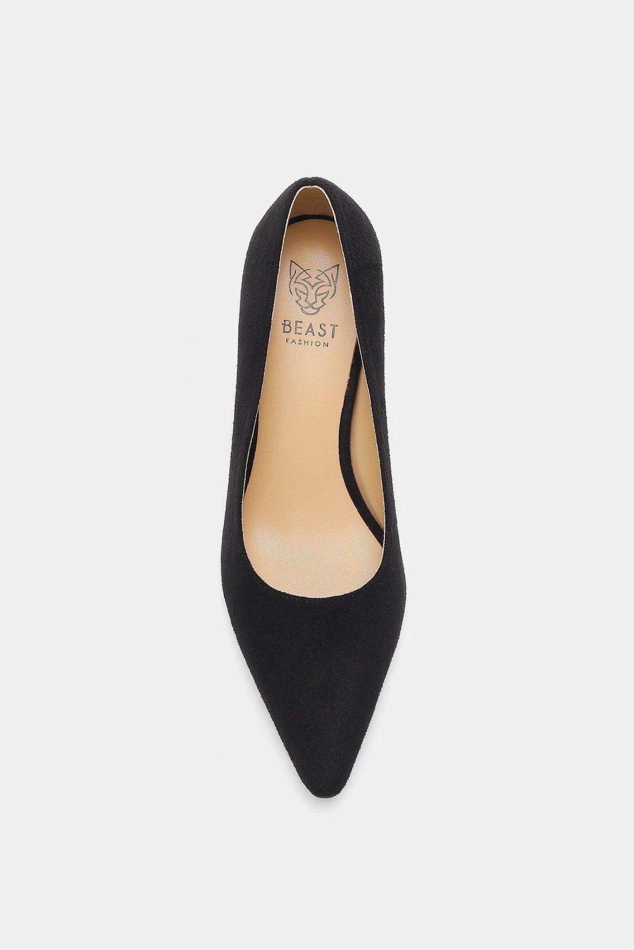 Stylish Heels for Women – Trendy & Comfortable High Heels for Every Occasion | Modestly Vogue Beast Fashion Faux Suede Point Toe Pumps - Modestly Vogue 