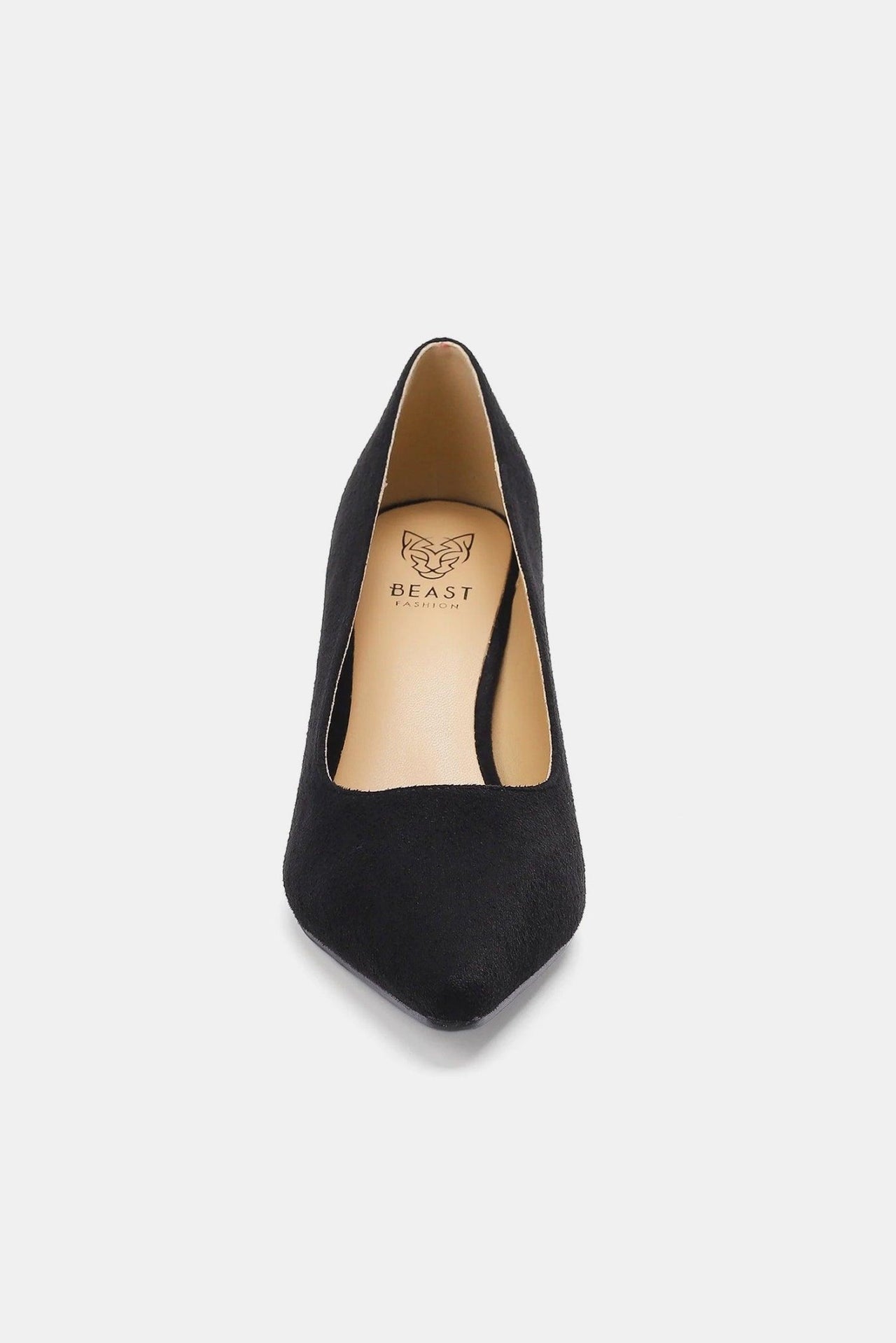 Stylish Heels for Women – Trendy & Comfortable High Heels for Every Occasion | Modestly Vogue Beast Fashion Faux Suede Point Toe Pumps - Modestly Vogue 