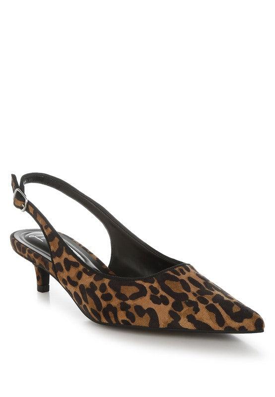 Stylish Heels for Women – Trendy & Comfortable High Heels for Every Occasion | Modestly Vogue Jahzara Slingback Kitten Heel Shoes - Modestly Vogue 