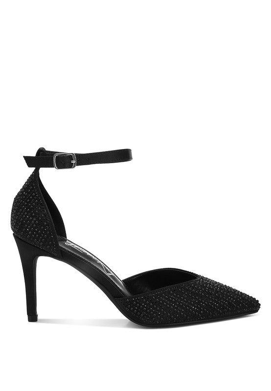 Stylish Heels for Women – Trendy & Comfortable High Heels for Every Occasion | Modestly Vogue Wanda Pearls & Sequins Embellished Heels - Modestly Vogue 