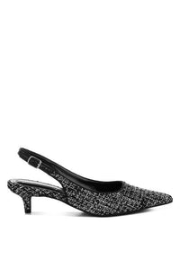 Stylish Heels for Women – Trendy & Comfortable High Heels for Every Occasion | Modestly Vogue Zehra Boucle Slingback Heels - Modestly Vogue 