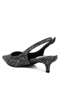 Stylish Heels for Women – Trendy & Comfortable High Heels for Every Occasion | Modestly Vogue Zehra Boucle Slingback Heels - Modestly Vogue 