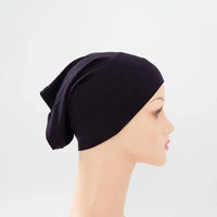 Stylish & Modest Hijabs for Women – Trendy, Elegant Hijab Collection | Modestly Vogue 56colors Fashion Women Inner Hijab Tube Muslim Cap Bonnet Plain - Modestly Vogue 