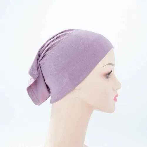 Stylish & Modest Hijabs for Women – Trendy, Elegant Hijab Collection | Modestly Vogue 56colors Fashion Women Inner Hijab Tube Muslim Cap Bonnet Plain - Modestly Vogue 