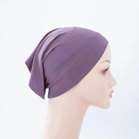 Stylish & Modest Hijabs for Women – Trendy, Elegant Hijab Collection | Modestly Vogue 56colors Fashion Women Inner Hijab Tube Muslim Cap Bonnet Plain - Modestly Vogue 