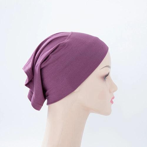 Stylish & Modest Hijabs for Women – Trendy, Elegant Hijab Collection | Modestly Vogue 56colors Fashion Women Inner Hijab Tube Muslim Cap Bonnet Plain - Modestly Vogue 