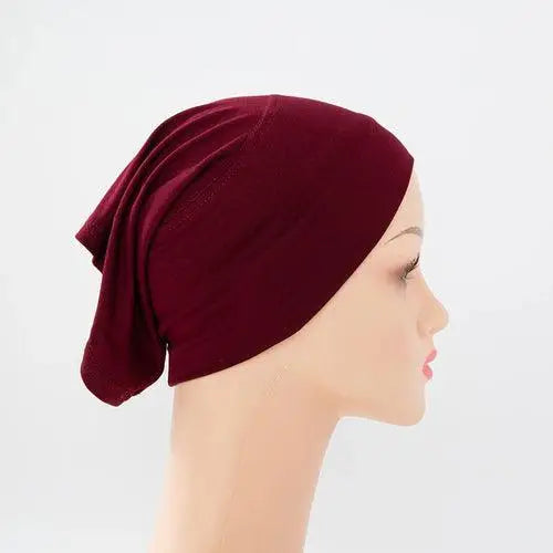 Stylish & Modest Hijabs for Women – Trendy, Elegant Hijab Collection | Modestly Vogue 56colors Fashion Women Inner Hijab Tube Muslim Cap Bonnet Plain - Modestly Vogue 