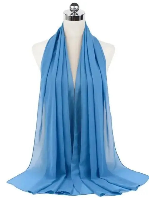 Stylish & Modest Hijabs for Women – Trendy, Elegant Hijab Collection | Modestly Vogue New Fashion Women’s Solid Chiffon Headscarf – Ready to Wear Instant Hijab - Modestly Vogue 