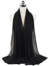 Stylish & Modest Hijabs for Women – Trendy, Elegant Hijab Collection | Modestly Vogue New Fashion Women’s Solid Chiffon Headscarf – Ready to Wear Instant Hijab - Modestly Vogue 